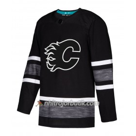 Män Ishockey Calgary Flames tröja Blank Svart 2019 All-Star Adidas Authentic